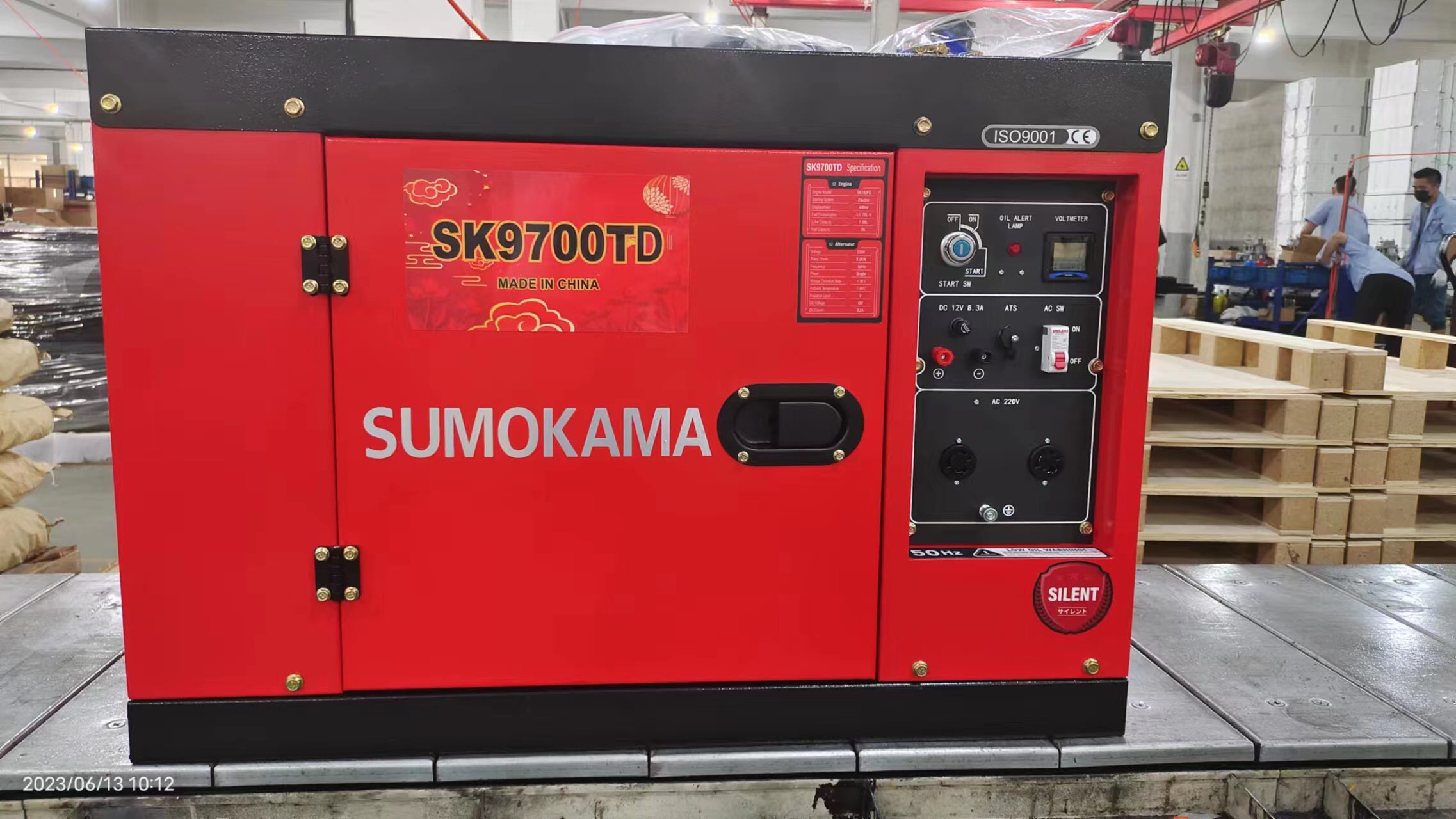 Máy Phát Điện Chạy Dầu Sumokama 6Kw SK9700TD