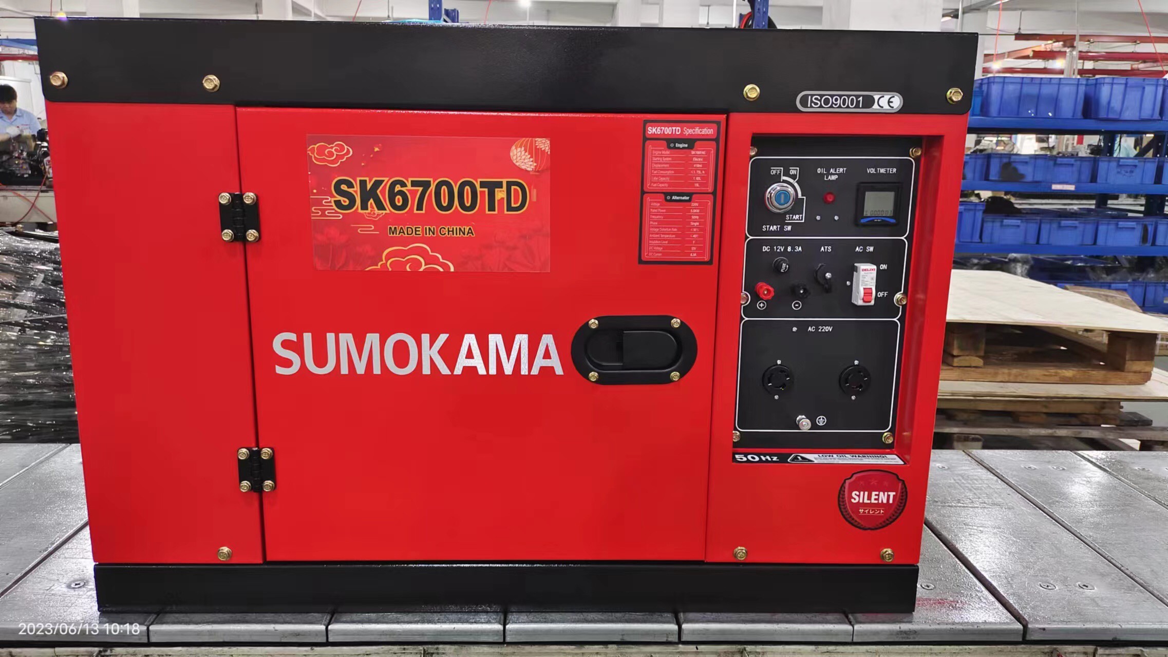 Máy Phát Điện Chạy Dầu 5Kw Sumokama SK6700TD