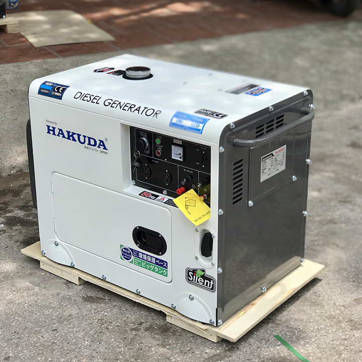 Máy Phát Điện Chạy Dầu Hakuda 5Kw HKD6500T