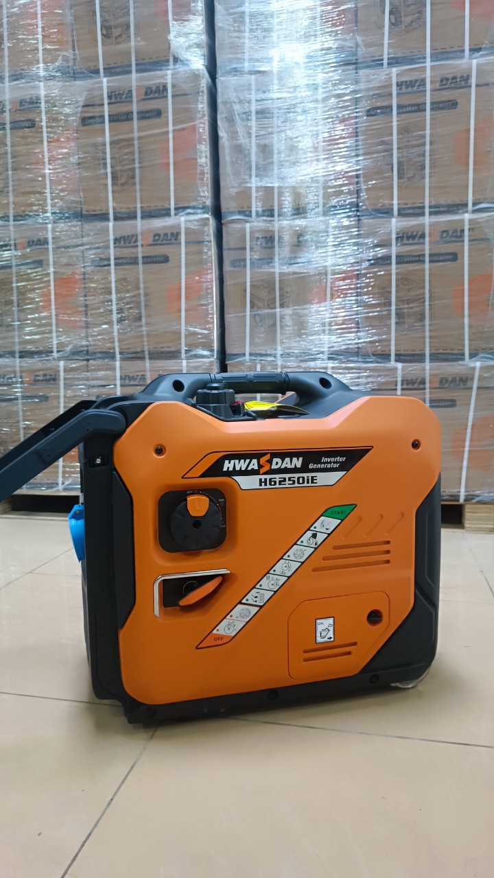 Máy Phát Điện Chạy Xăng 5Kw Hwasdan H6250i Inverter