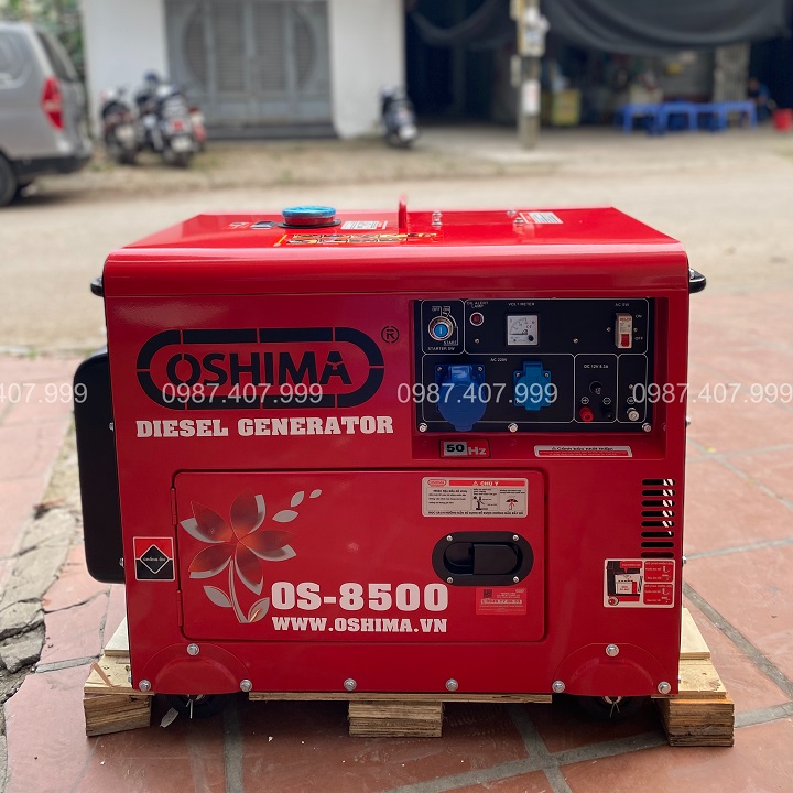 Máy Phát Điện Chạy Dầu Oshima 7Kw OS-8500