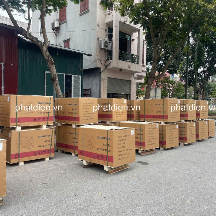 Máy Phát Điện Chạy Dầu HAKUDA 10KW HKD10000P3PRO 3 Pha Siêu Cách Âm