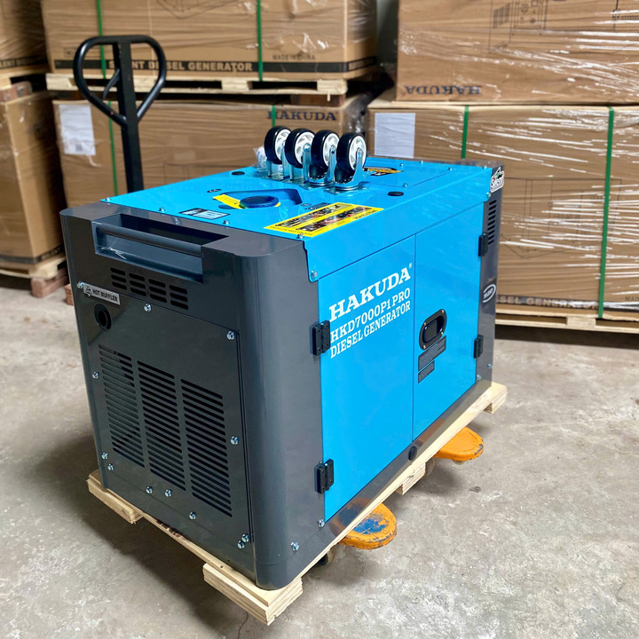 Máy Phát Điện Chạy Dầu 7KW HAKUDA HKD7000P1PRO Siêu Cách Âm