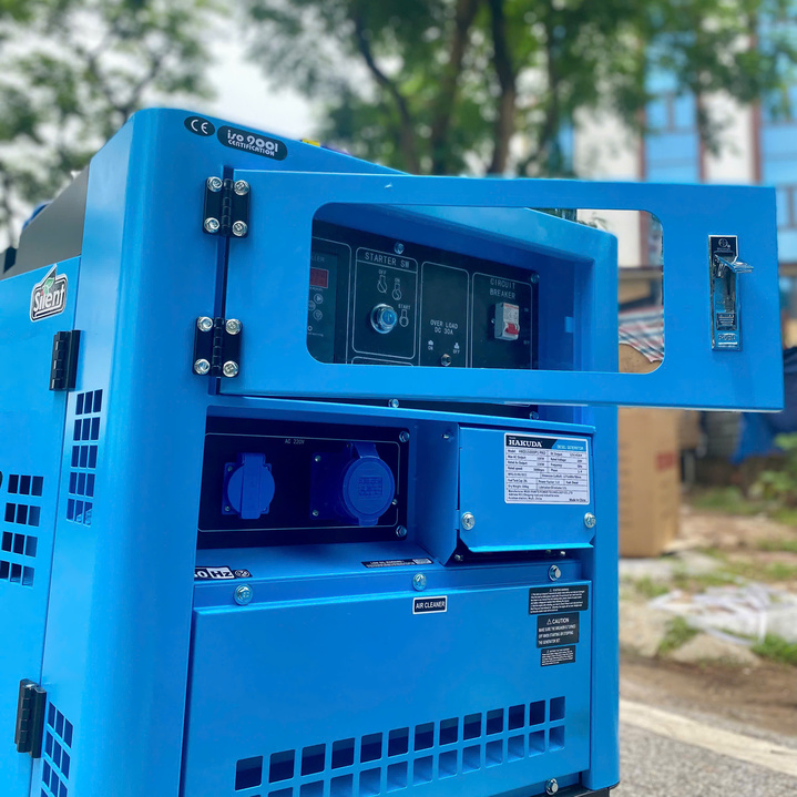 Máy Phát Điện Chạy Dầu HAKUDA 15KW HKD15000P1PRO Siêu Cách Âm