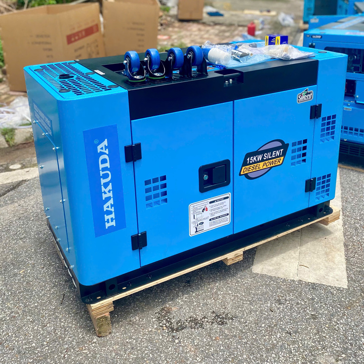 Máy Phát Điện Chạy Dầu HAKUDA 15KW HKD15000P1PRO Siêu Cách Âm