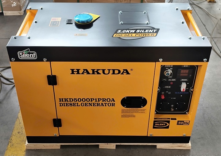 Máy Phát Điện Chạy Dầu Hakuda 5KW HKD5000P1PROA