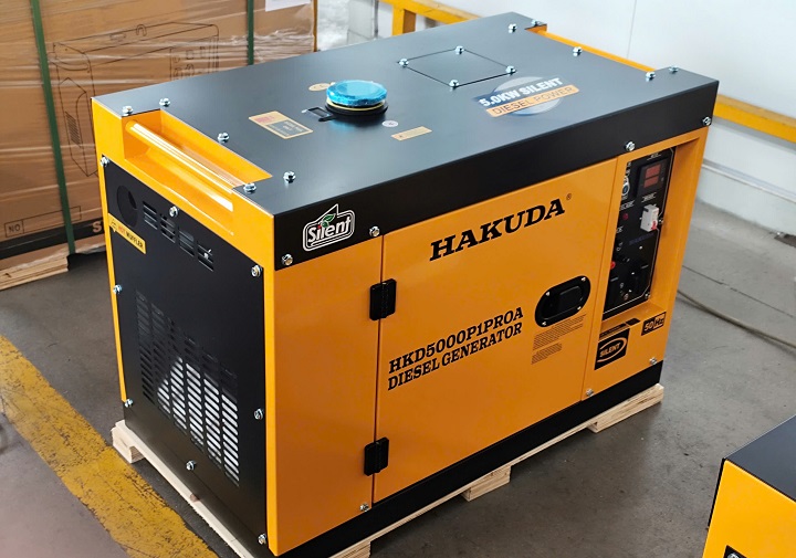 Máy Phát Điện Chạy Dầu Hakuda 5KW HKD5000P1PROA