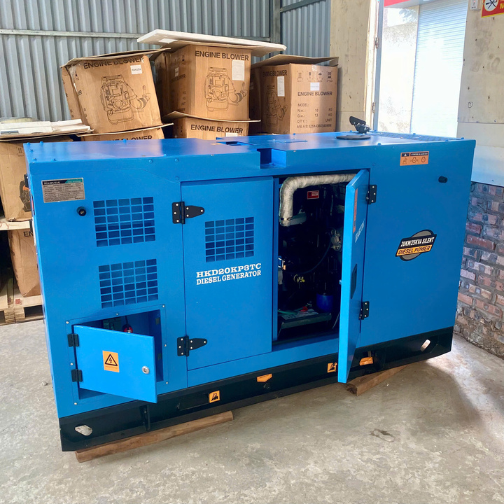 Máy Phát Điện Chạy Dầu Công Nghiệp Hakuda 20KW HKD20KP3TC
