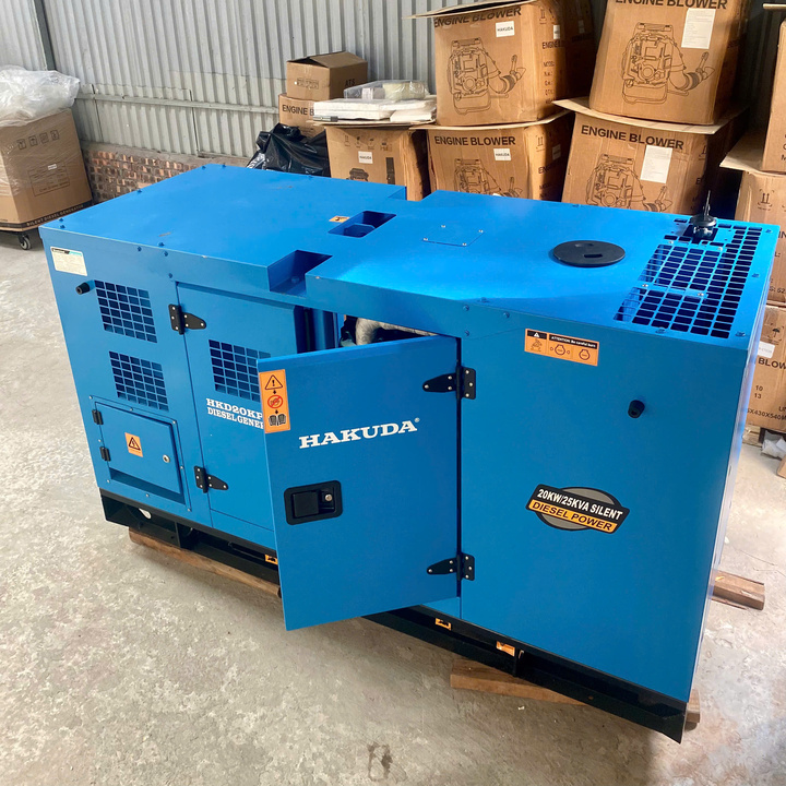 Máy Phát Điện Chạy Dầu Công Nghiệp Hakuda 20KW HKD20KP3TC