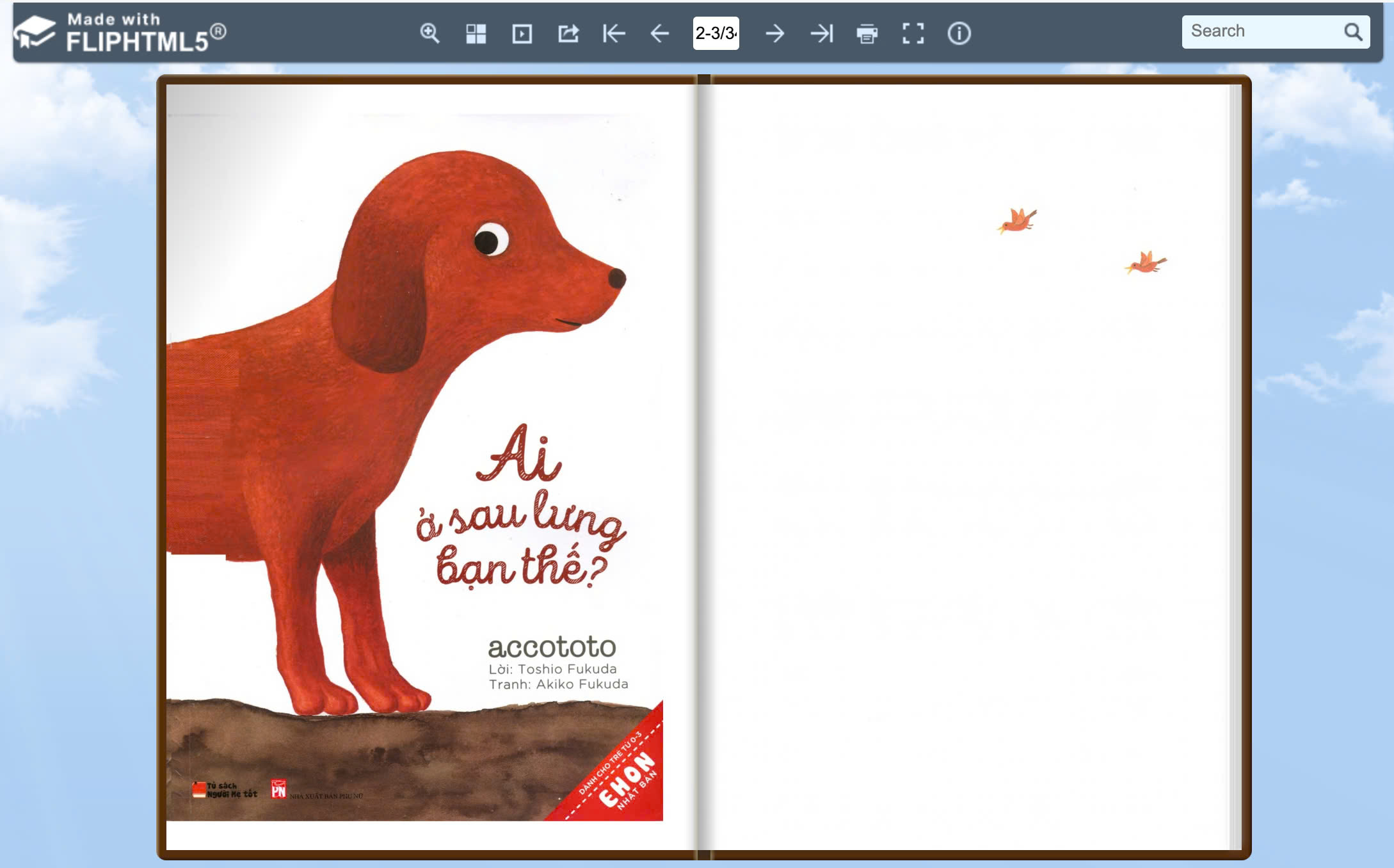 Truyện ehon PDF được tìm thấy tràn lan trên Google