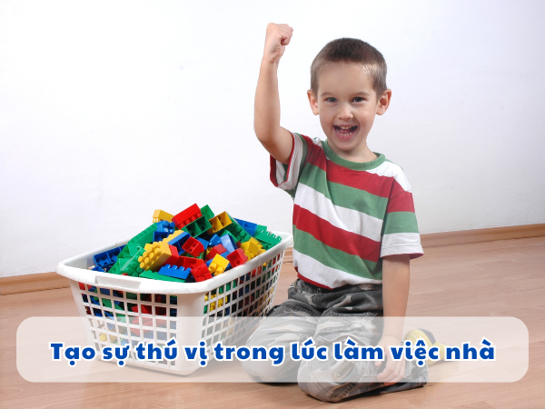 Tạo sự thú vị trong lúc làm việc nhà