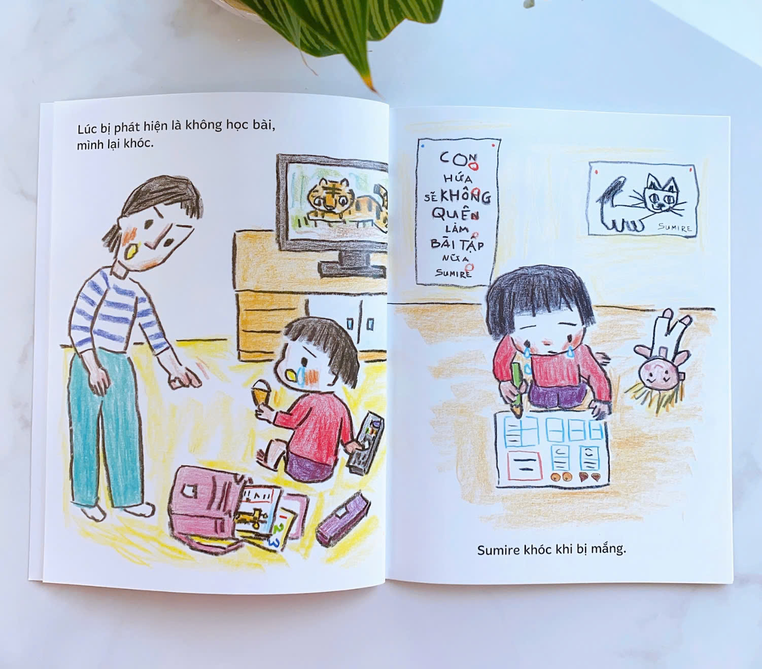 Truyện cho bé từ 3 tuổi “Để con được khóc”