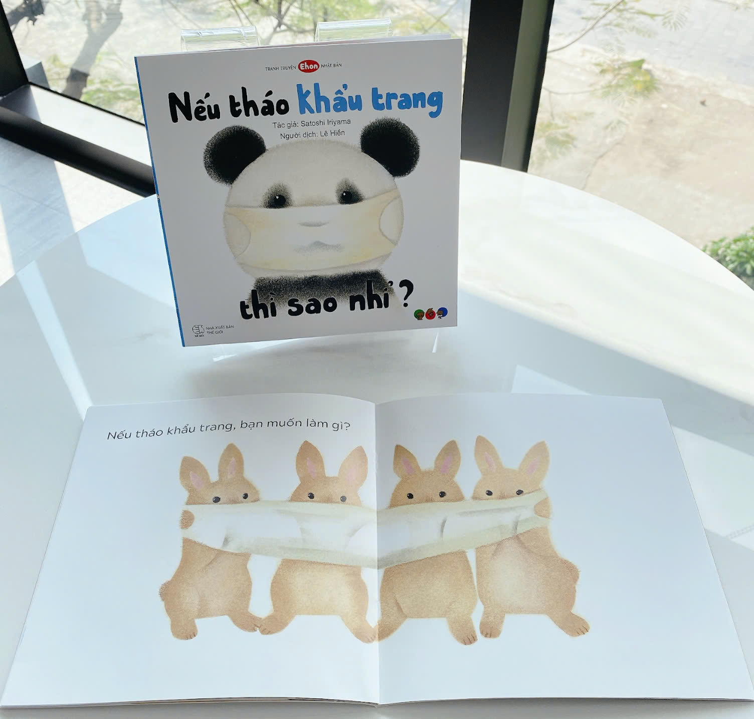 Bộ sách cho trẻ 2 tuổi - “Nếu tháo khẩu trang thì sao nhỉ?”