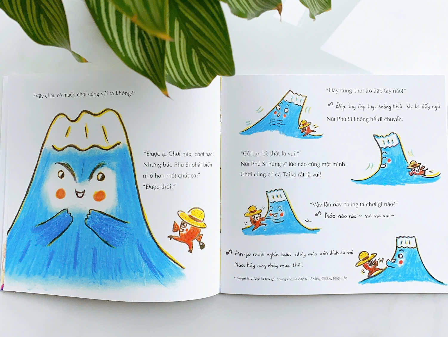 Truyện cho bé từ 3 tuổi “Cô cá Setouchi Taiko muốn leo núi Phú Sĩ”