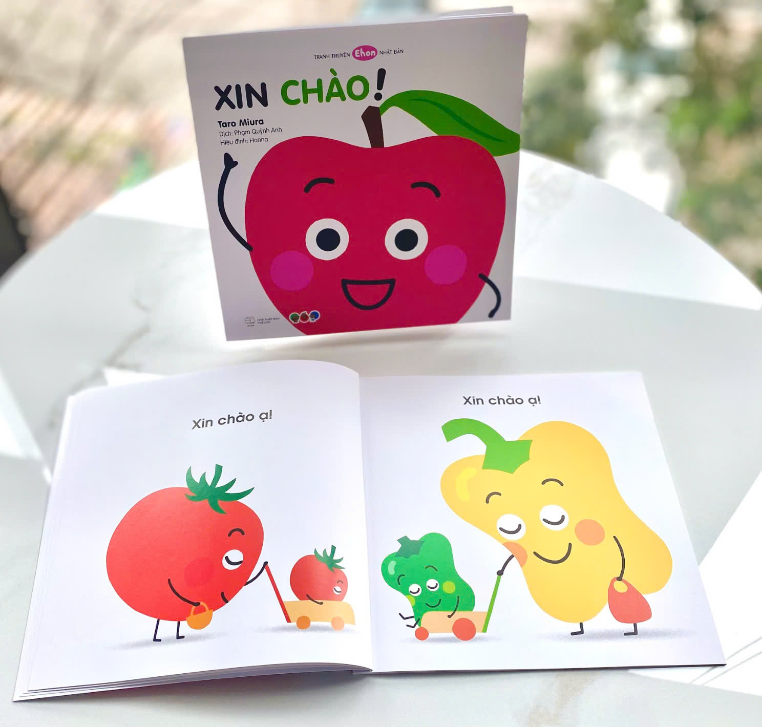 Sách ehon cho bé 0-3 tuổi với ngôn từ ngắn gọn, dễ bắt chước