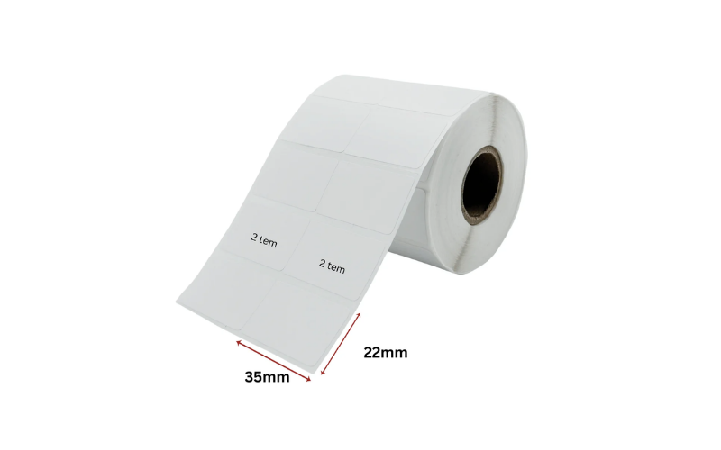 Giấy in mã vạch 2 tem