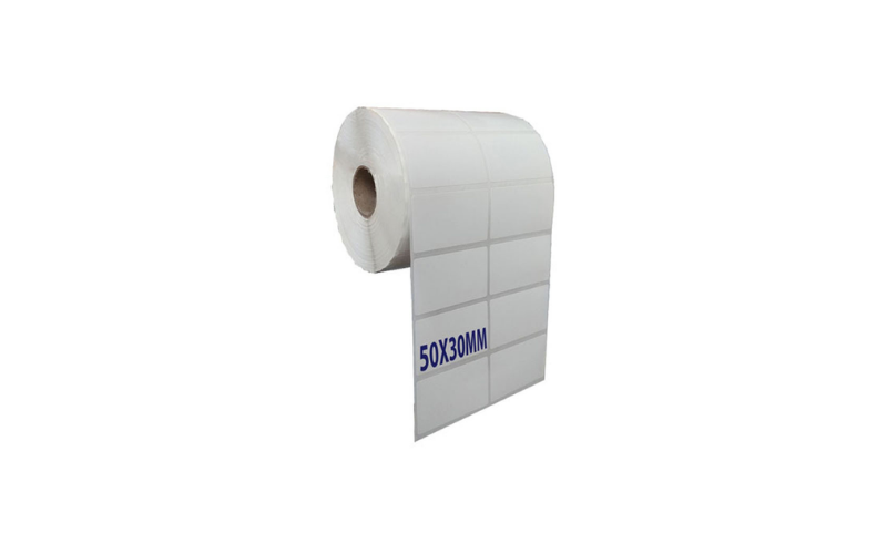 Giấy in mã vạch 2 tem