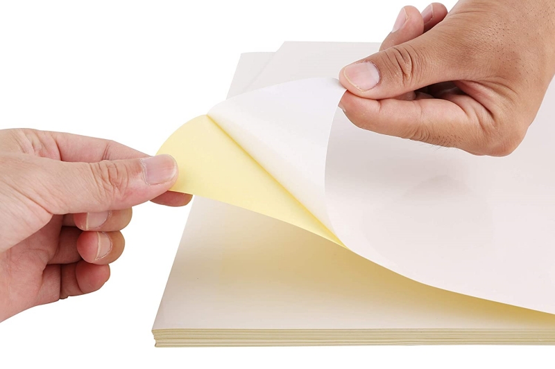 giấy in tem nhãn a4 đế vàng