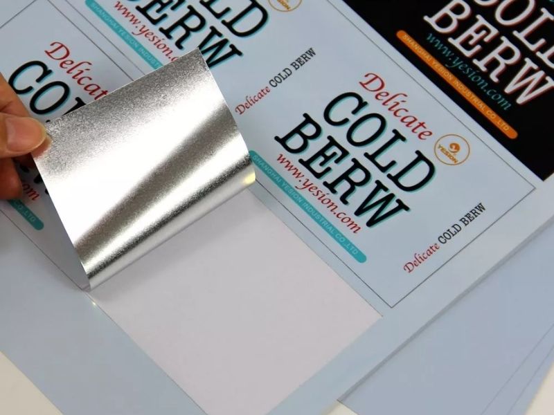 giấy decal xi bạc