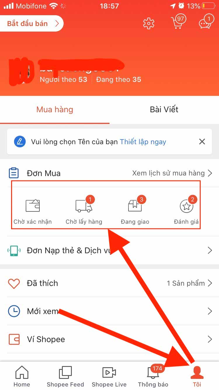 mã vận đơn shopee
