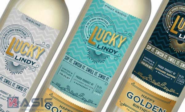 in tem nhãn rượu