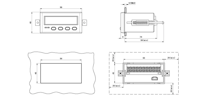 Thông số kỹ thuật của sản phẩm bộ giám sát và bảo vệ động cơ WDH 31-500