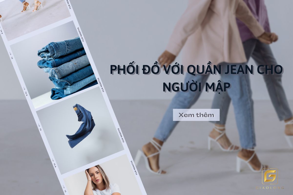 Phối đồ với quần jean cực thời trang