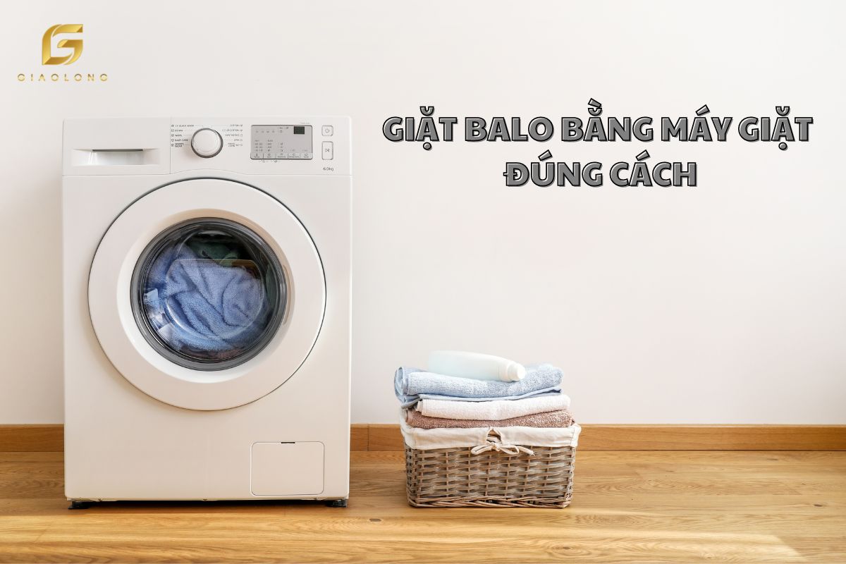 cách giặt balo bằng máy giặt đúng cách