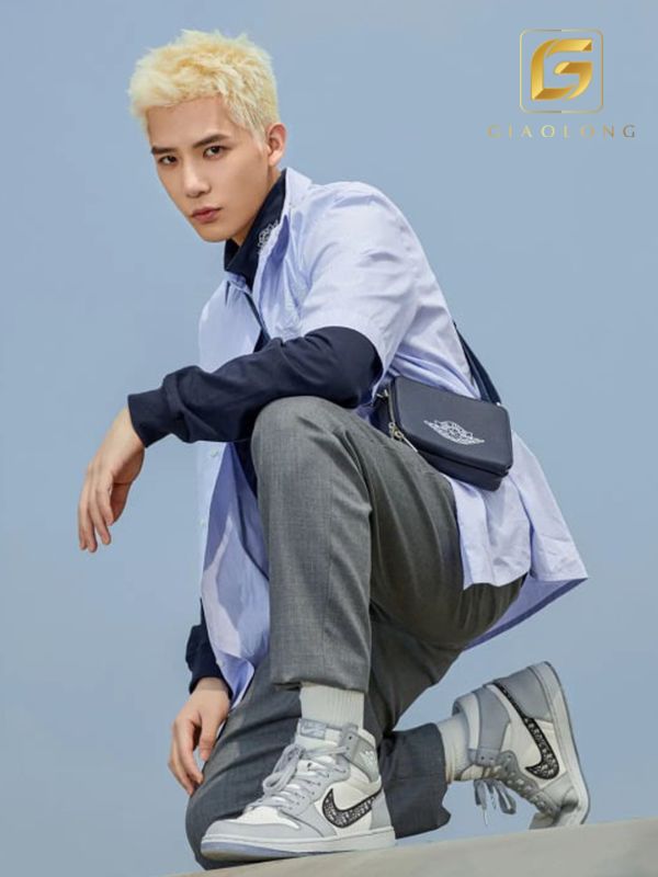 Phối giày Jordan Dior với quần tây