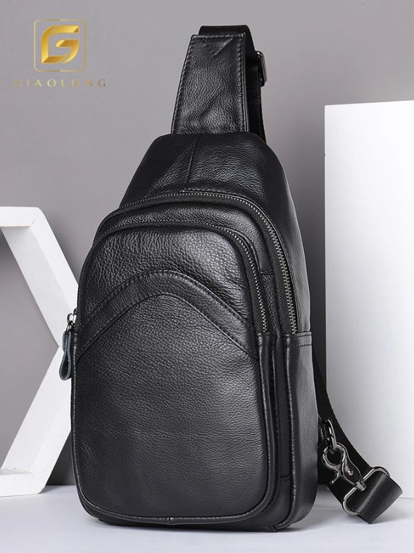 Túi da đeo chéo hiện đại Tyler