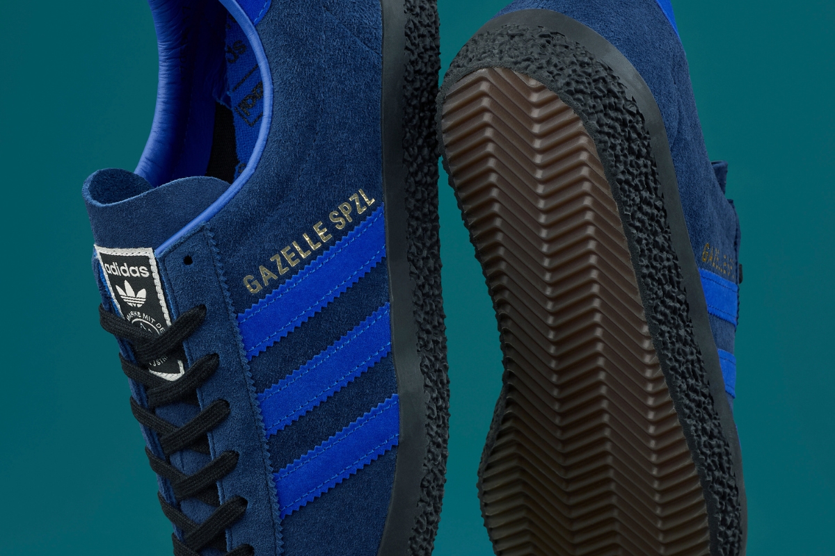 Giày adidas Gazelle SPZL phối màu xanh nước biển
