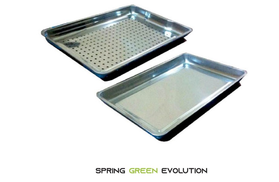 Khay nướng bánh inox có lỗ và không lỗ của SGE