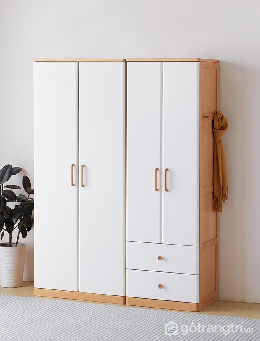 Mua tủ gỗ sồi tự nhiên đẹp tại Gotrangtri.vn