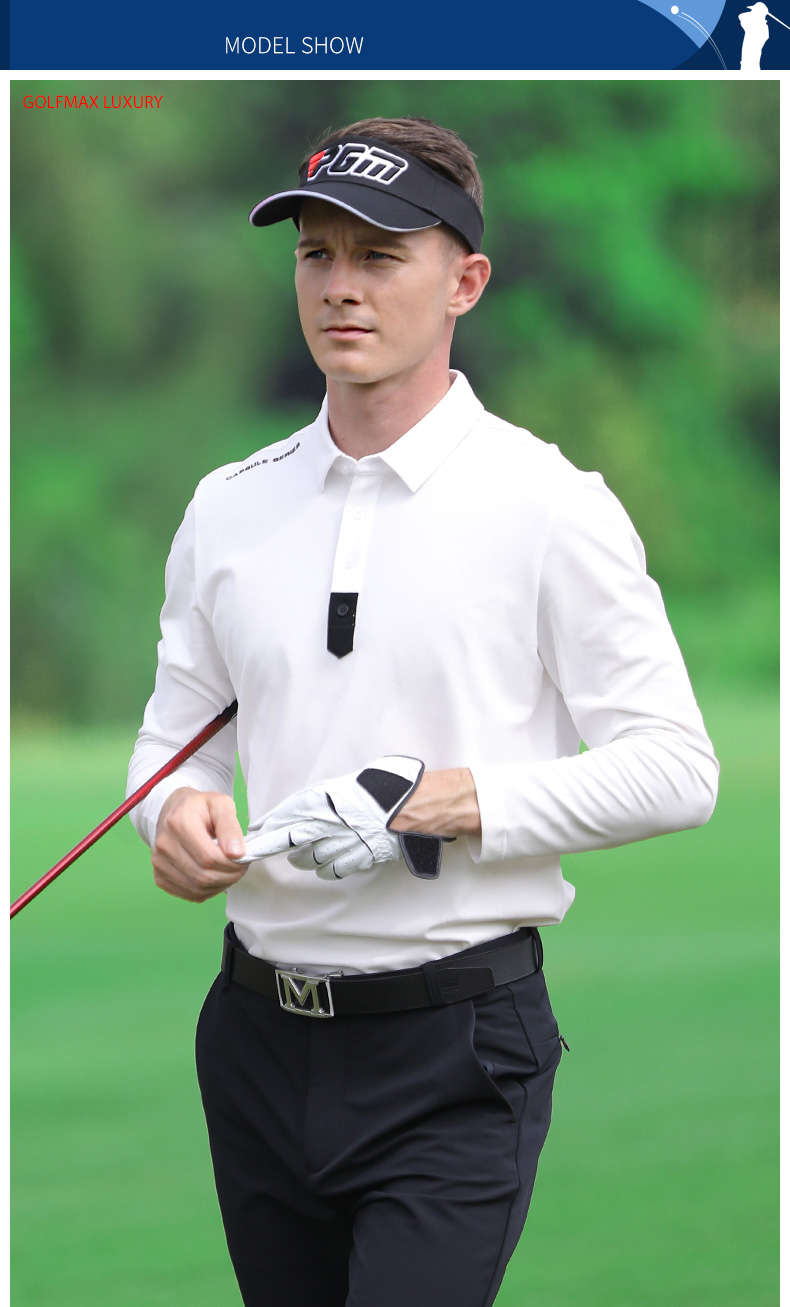 Áo dài tay Golf nam PGM-YF373