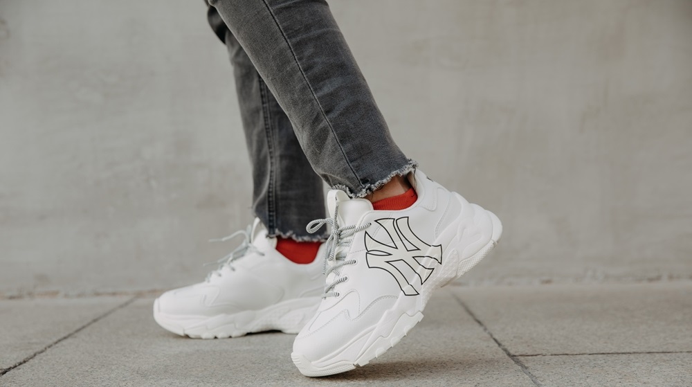 Giày MLB NY BigBall Chunky White