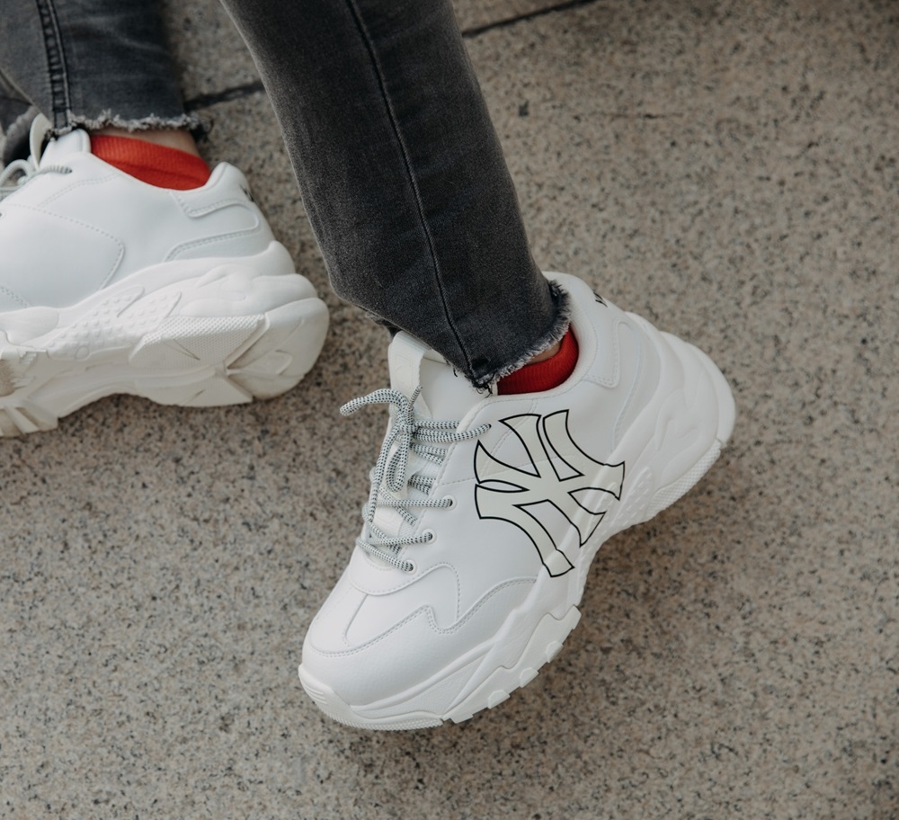 Giày MLB NY BigBall Chunky White