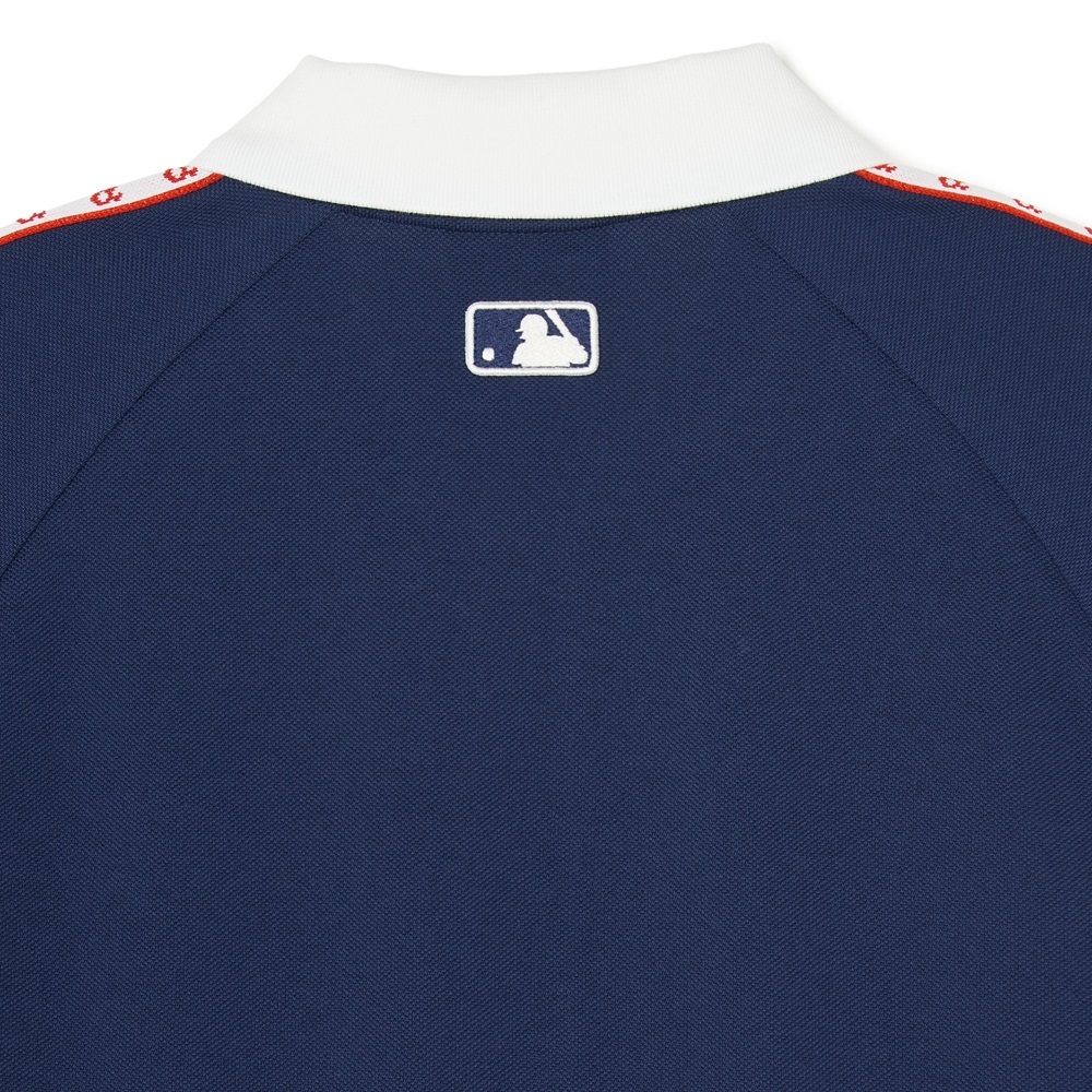 Áo Polo MLB Korea Mono Partial Pattern Collar Boston Red Sox Navy