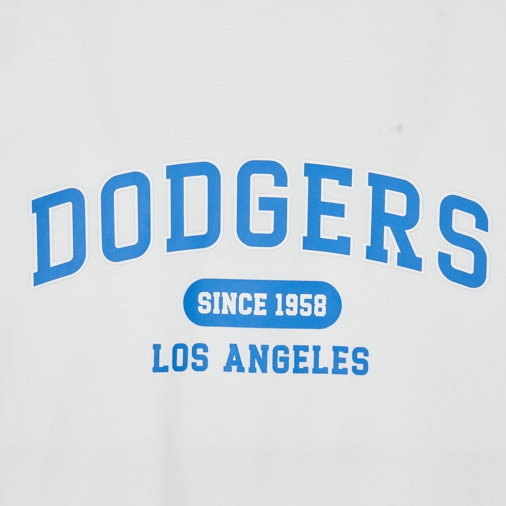 Áo Thun MLB Korea Varsity LA Dodgers White