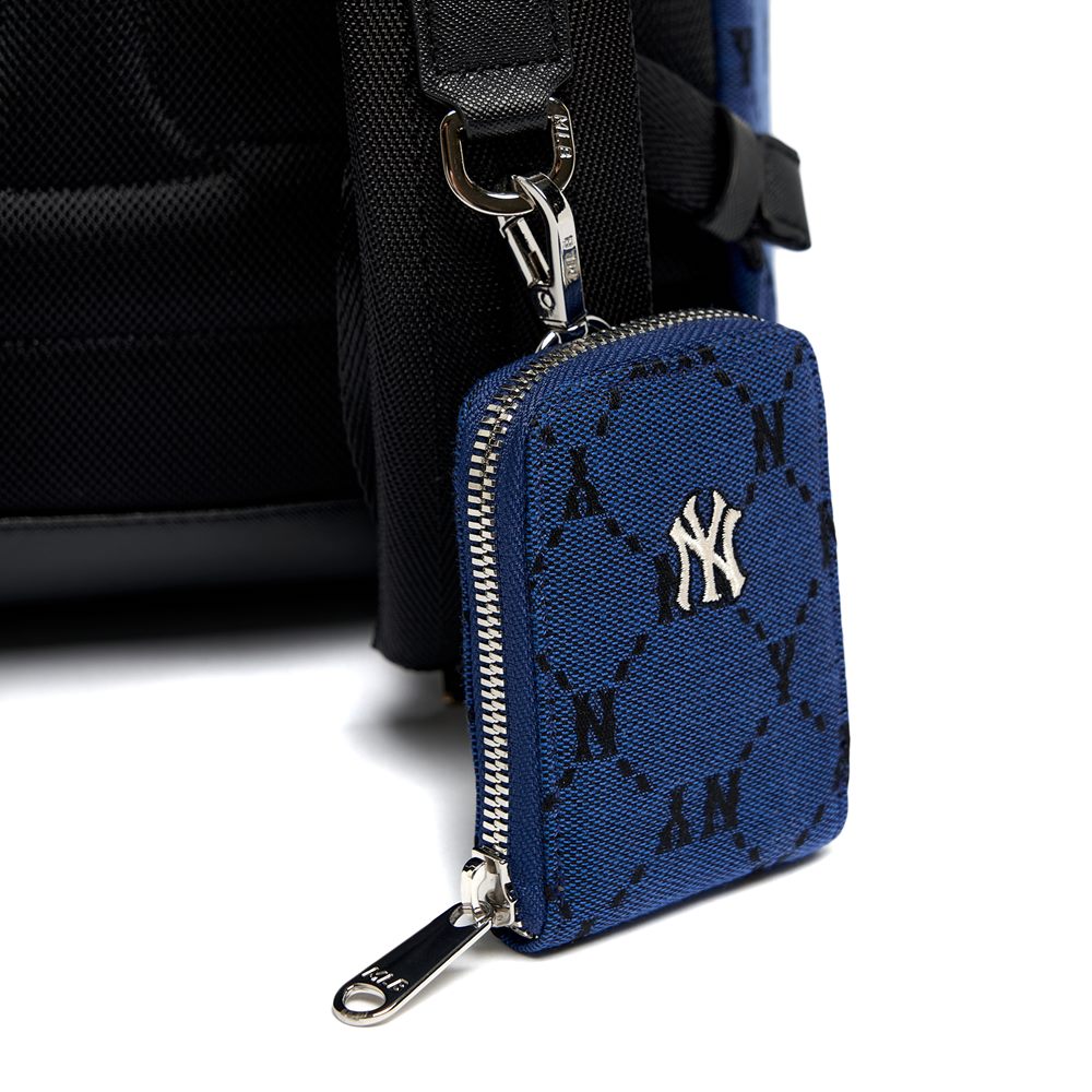 Balo MLB Korea Monogram Diamond Jacquard New York Yankees D.Blue