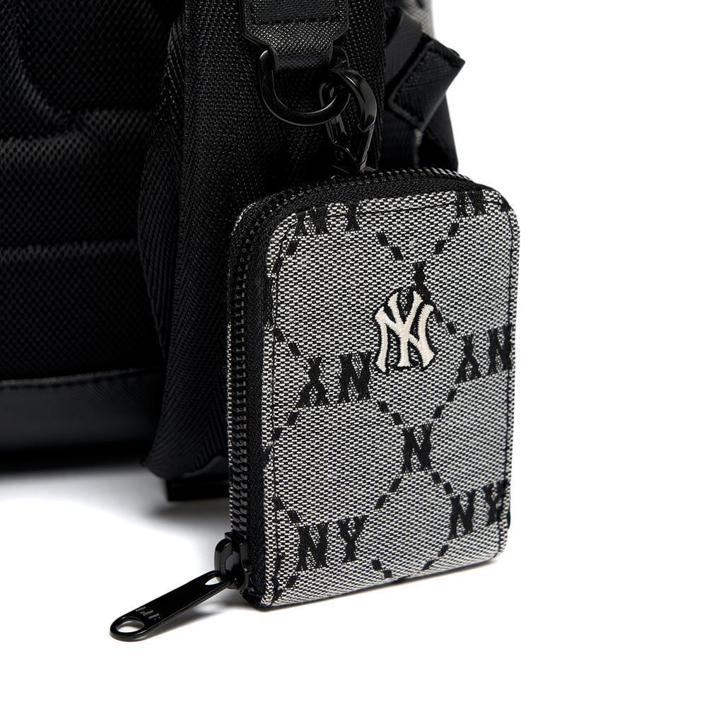 Balo MLB Korea Monogram Diamond Jacquard New York Yankees Gray