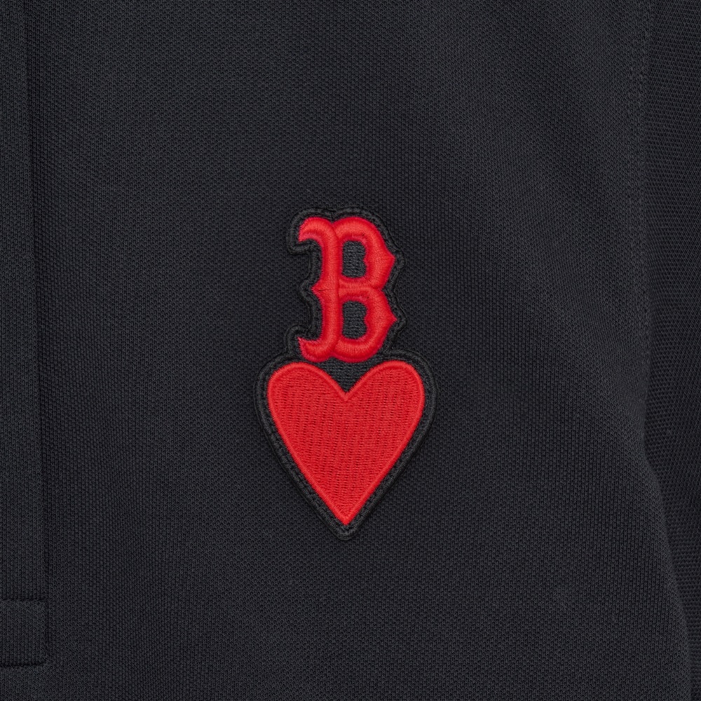 Đầm MLB Heart Slim Fit Collar Boston Red Sox Black