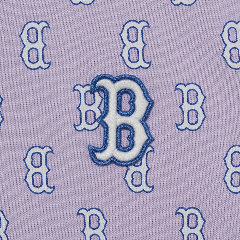 Đầm MLB Women's Classic Monogram Collar Dress Boston Red Sox L.Lavender