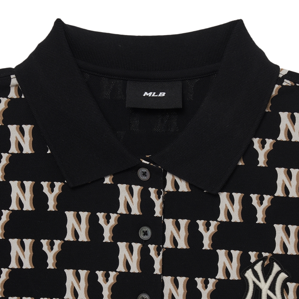 Đầm MLB Women's Classic Monogram Collar Dress New York Yankees Black