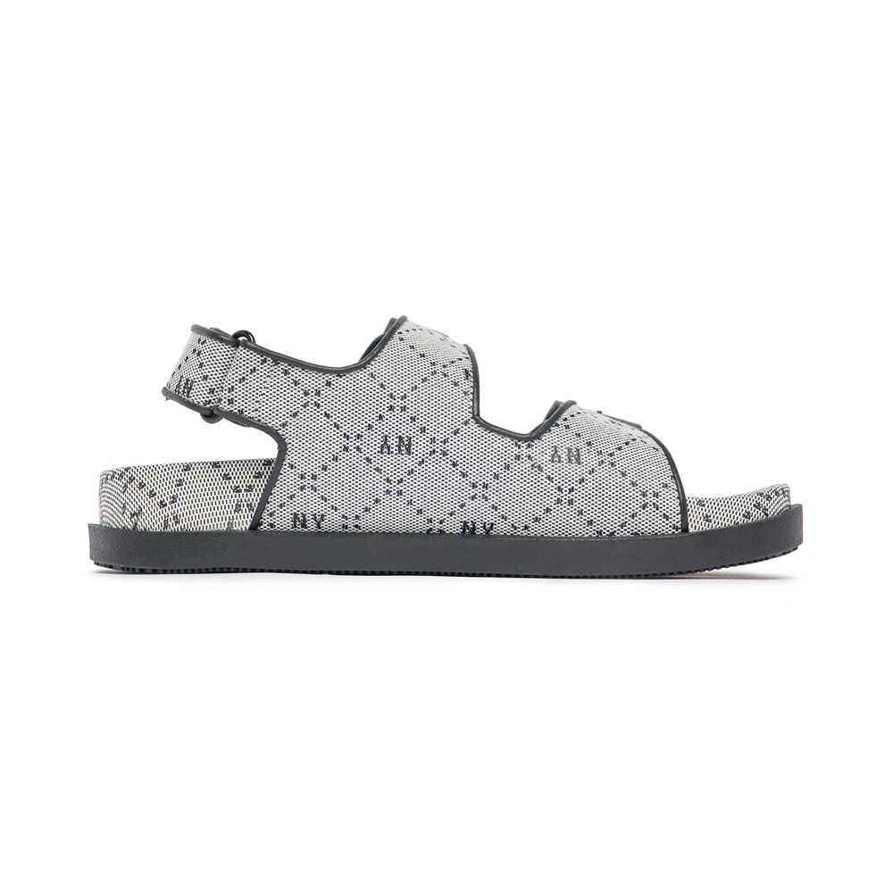 Sandals MLB Double Jacquard Diamond Monogram New York Yankees Black