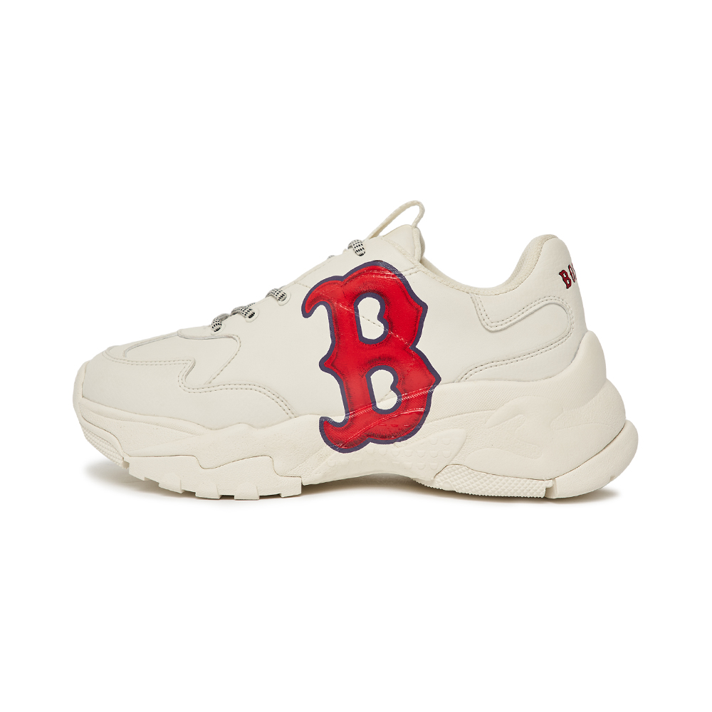 Giày MLB BigBall Chunky A Classic 3D Logo Boston Red Sox Ivory