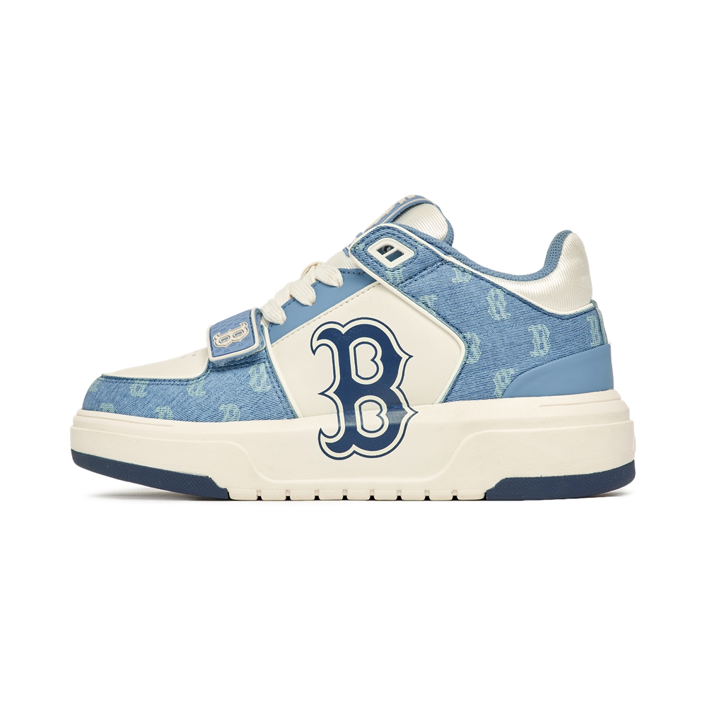 Giày MLB Chunky Liner Mid Denim Boston Red Sox D.Blue