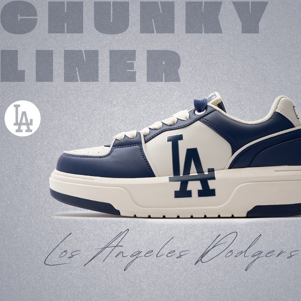 Giày MLB Korea Chunky Liner Basic LA Dodgers D.Navy