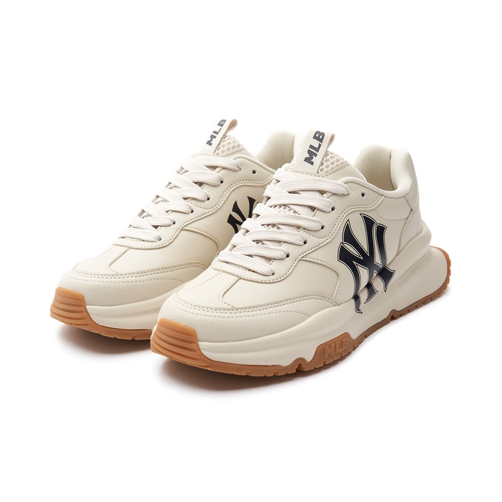 Giày MLB Korea Chunky Runner Basic New York Yankees Cream