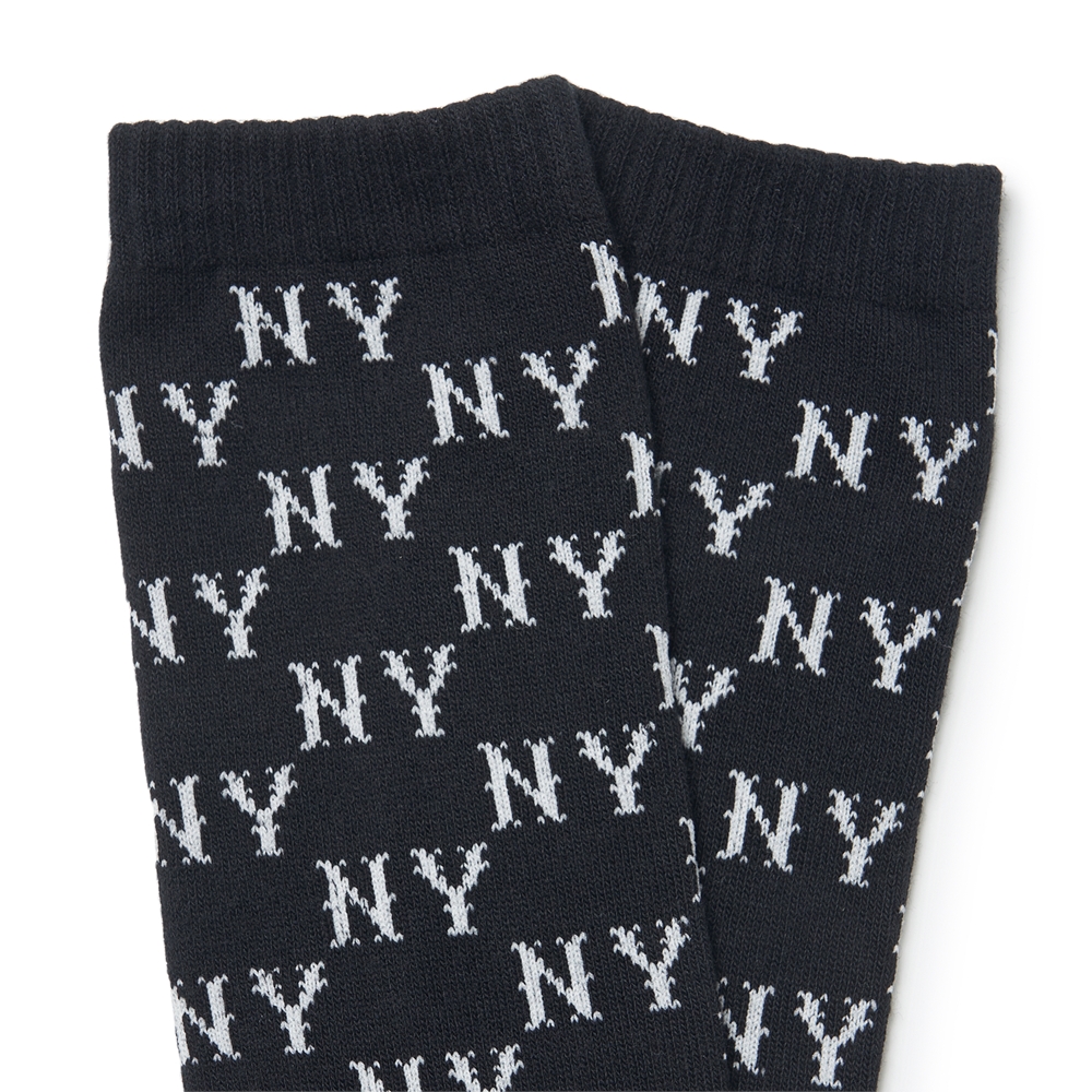 MLB Classic Monogram Socks New York Yankees Black