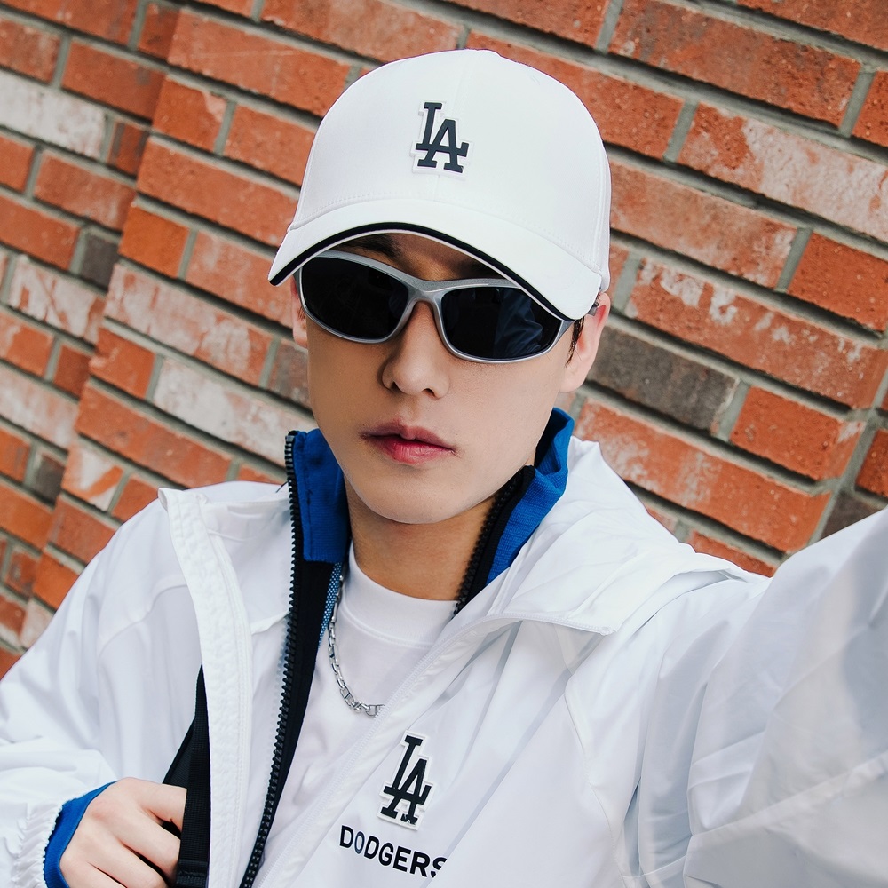 Nón MLB Athleisure Structure Ball Cap LA Dodgers White